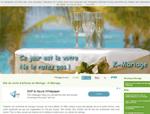 Tablet Screenshot of k-mariage.com